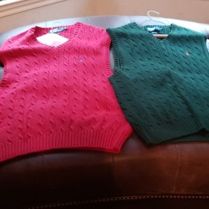 Short Sleeve Vneck polo sweater